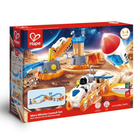 Jucarie pentru copii - Set sina de lansare pe Marte (34 piese) [2]