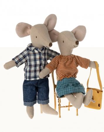 Jucarie textila - Dad Mouse [2]