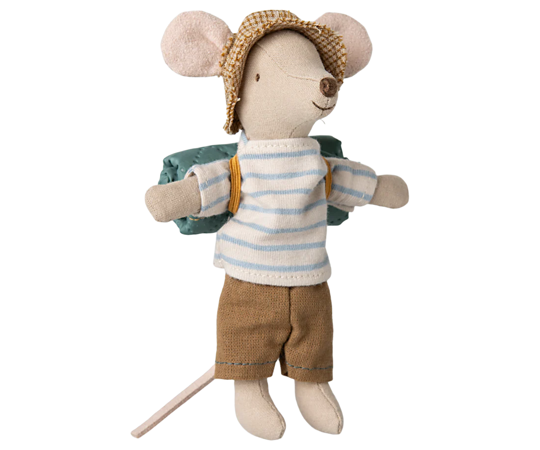 Maileg - accesorii maileg - Jucarie textila - Șoarecele calator, Fratele cel Mare - Dungi