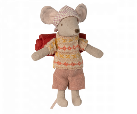 Produse - Jucărie textila - Hiker mouse. Big sister