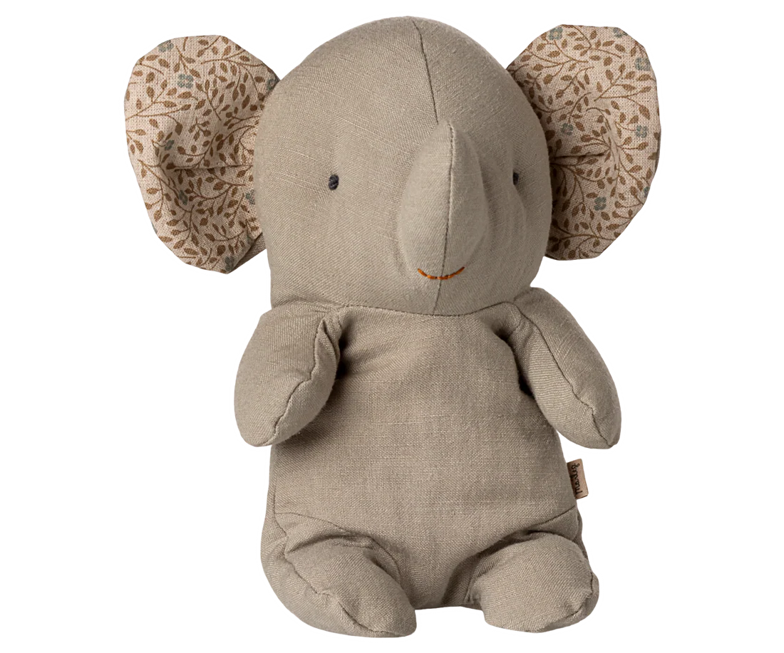 Jucarii educative - JUCARIE TEXTILA MAILEG  - Prieteni de safari, Elefant, Mic - Gri