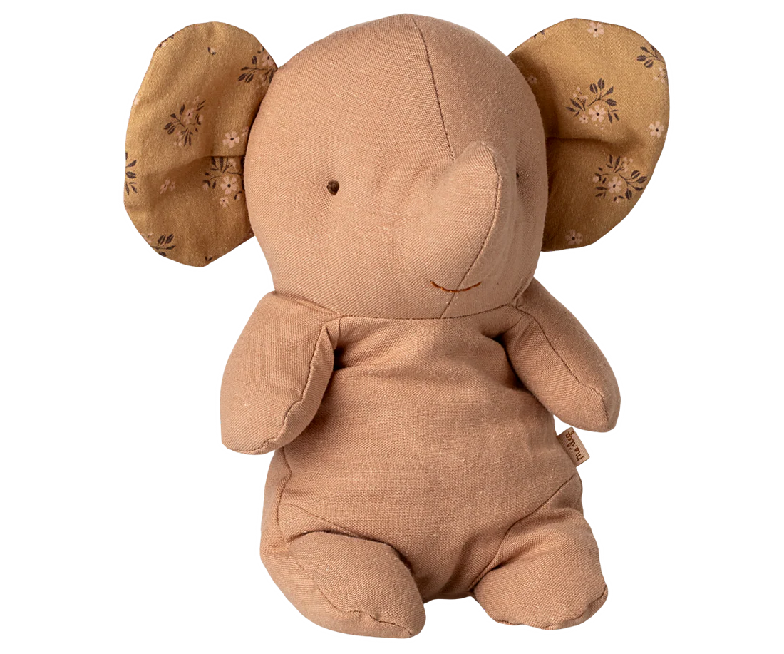 Jucarii educative - JUCARIE TEXTILA MAILEG - Prieteni de safari, Elefant, ROZ - PUDRA