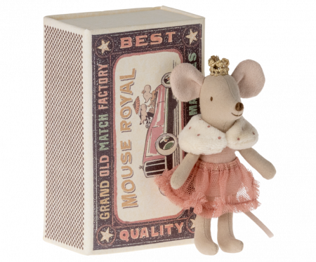 Jucărie textilă, Princess mouse, Little sister in matchbox  - Maileg [1]