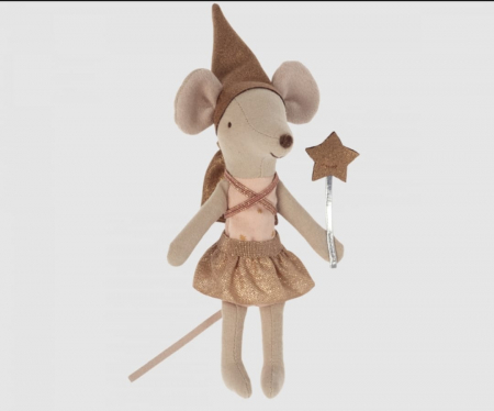 Jucarie textila - Tooth fairy mouse in matchbox-Rose [1]