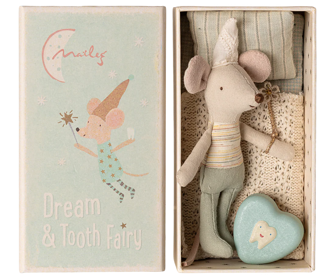 Jucarii educative - JUCARIE TEXTILA - Zâna Măseluță , Frate  Mic în Cutie de Chibrituri