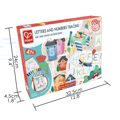 Kit de invatare copii cu litere si numere - 66 piese [4]