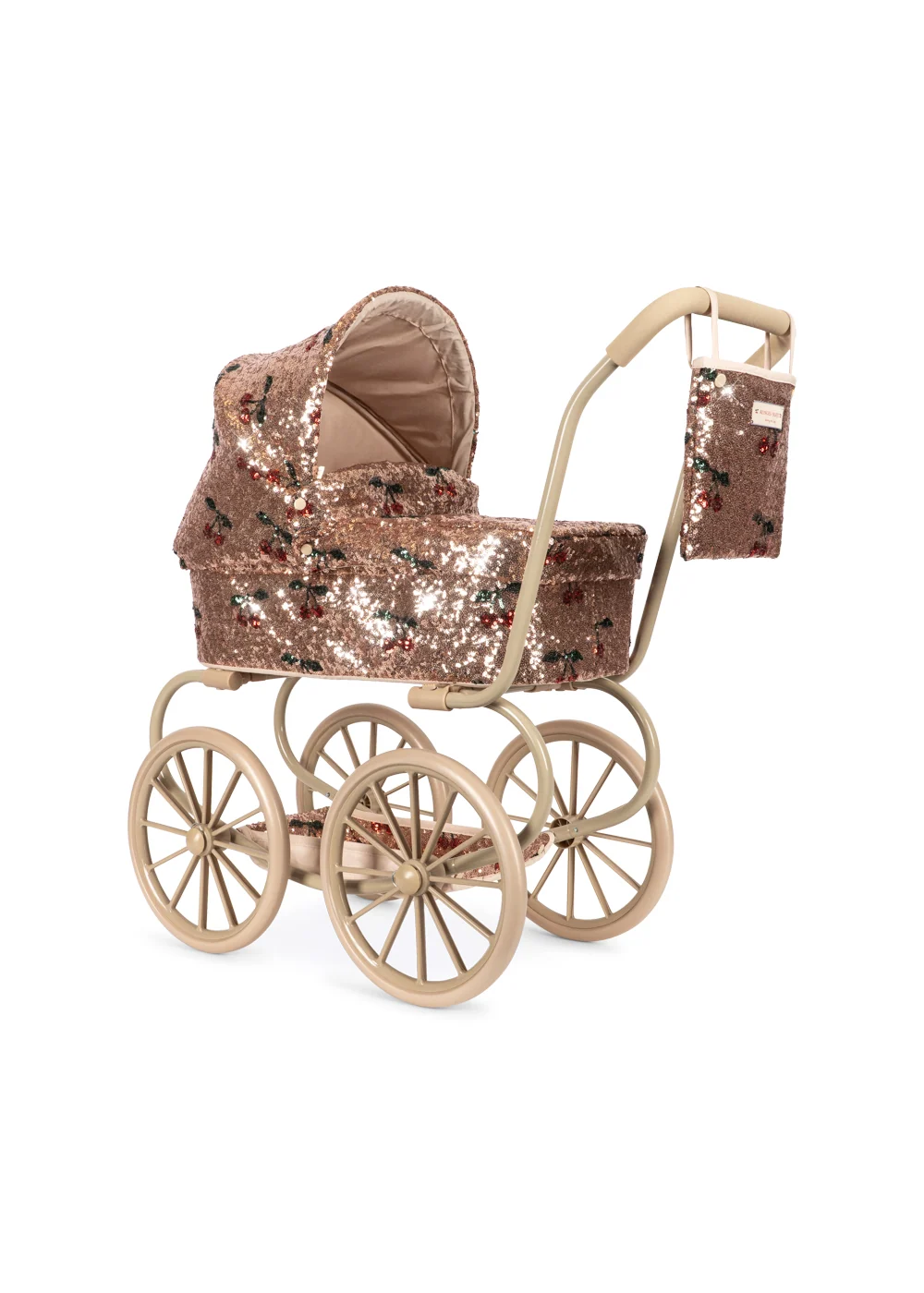 Konges sløjd - Konges Sløjd - accesorii - Cărucior de păpușă Minnie strălucitor - Cirese Paiete
