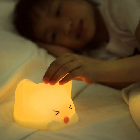 Eggy & Friends - Lampa de noapte pentru copii MegaLight LED/lampa de noapte CATTY CAT reglabila cu lumina colorata