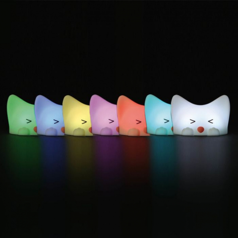 Lampa de noapte pentru copii MegaLight LED/lampa de noapte CATTY CAT reglabila cu lumina colorata [2]