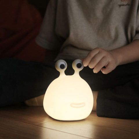 Eggy & Friends - Lampă de noapte pentru copii MegaLight LED MOMO MOON RGB reglabilă