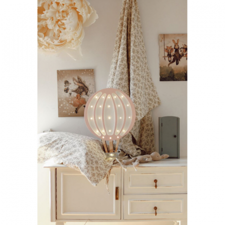 Lampa LITTLE LIGHTS Balon cu aer cald, Powder Pink [1]