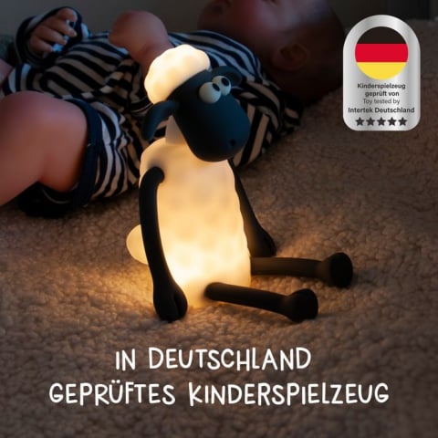 Lampa MegaLight LED „Shaun the Sheep” care funcționează cu baterii, RGB reglabil + funcție de cronometru [1]