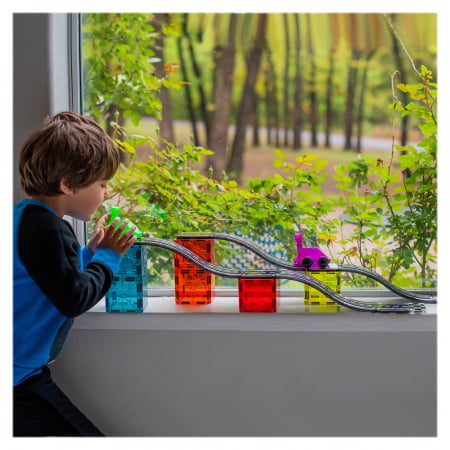 Magna Tiles Downhill Duo, set magnetic 40 piese [2]