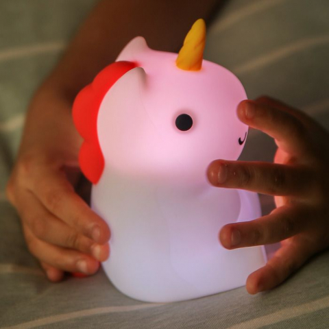 Eggy & Friends - MegaLight unicorn MAGGY MAGIC - lampa unicorn reglabilă cu temporizator RGBW