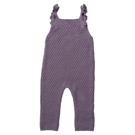 Pantaloni Alma, bumbac organic, mov, Hanevild [1]