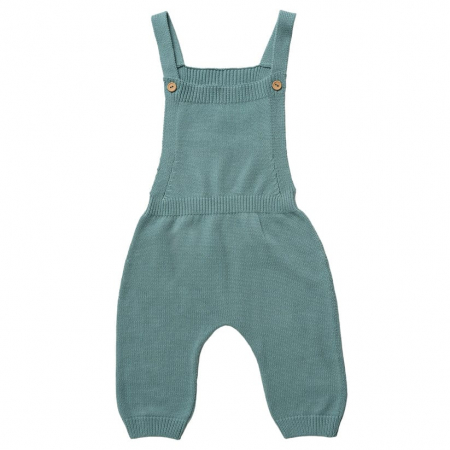 Pantaloni & Colanti - Pantaloni August, bumbac organic, albastru mineral, Hanevild