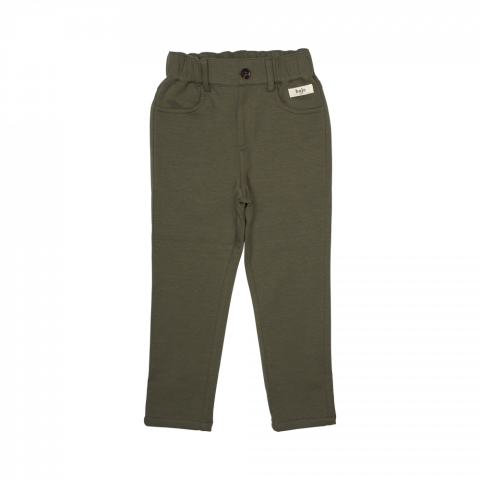 Haine - Pantaloni Grays, bumbac organic, greyish green