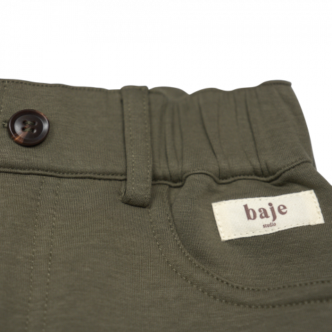 Pantaloni Grays, bumbac organic, greyish green [4]