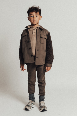 Pantaloni & Colanti - Pantaloni Grays, bumbac organic, greyish green