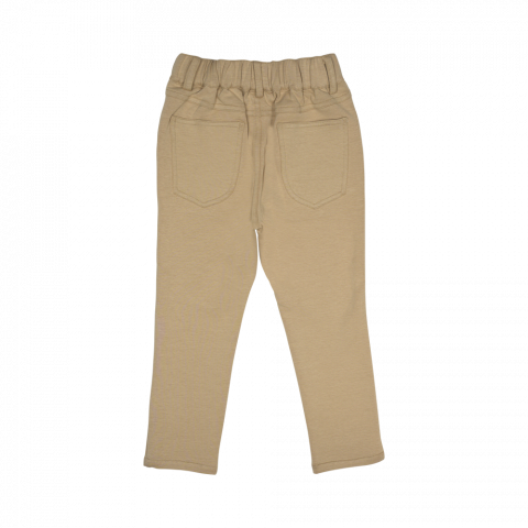 Pantaloni Grays, bumbac organic, Peanut, Baje [2]
