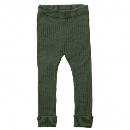 Produse - Pantaloni Lynge, bumbac organic, verde, Hanevild