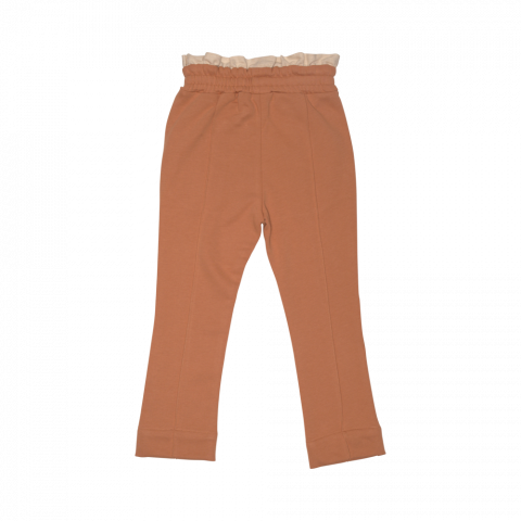 Pantaloni Wolvi, bumbac organic, culoarea peach, Baje [2]