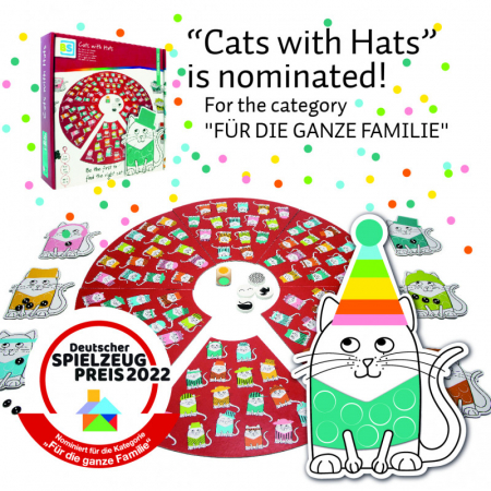 Pisici cu palarii, joc de atentie, BS Toys [5]