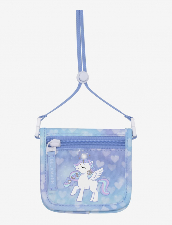 Rechizite scolare - Portofel, Unicorn Princess Ice Blue