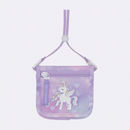 Back to school - Portofel, Unicorn Princess purple