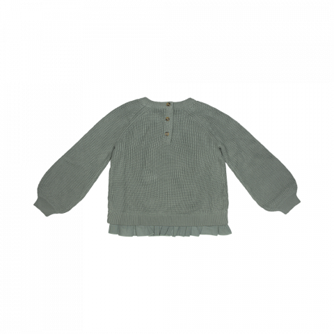 Pulover Hayes, bumbac organic, culoarea Greyish blue, Baje [3]