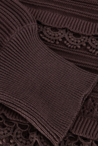 Pulover Nine, culoarea purple vintage, Baje [2]