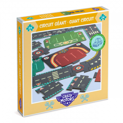 Toate - Puzzle gigant Circuit urban, Djeco