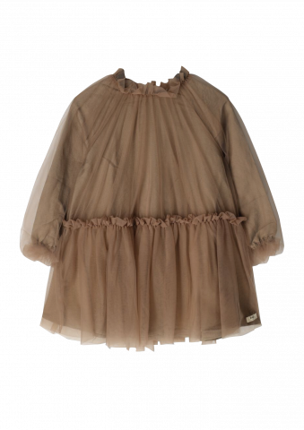 Rochie Camberly, culoarea taupe, Baje [1]