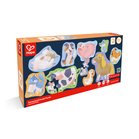 Set 10 puzzle-uri prietenii de la ferma (18-36 luni) pentru copii [1]