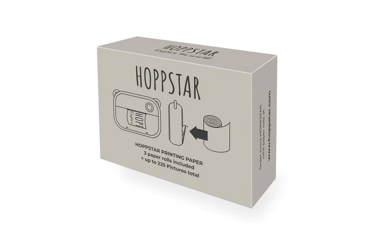 Produse - Set 3 role hartie termică, pentru imprimare poze, Hoppstar