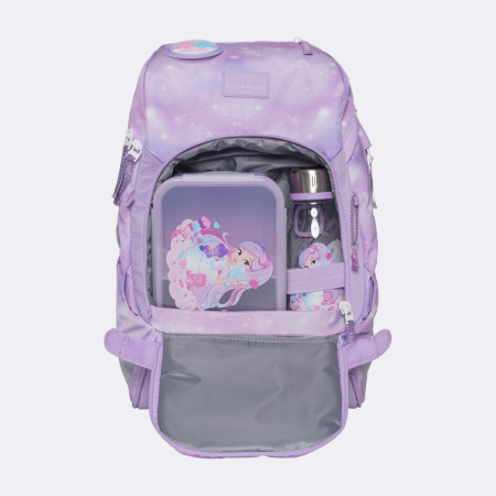 Ghiozdan, rucsac ergonomic cu perna de aer, set Active Air FLX 6 piese, Candy [8]