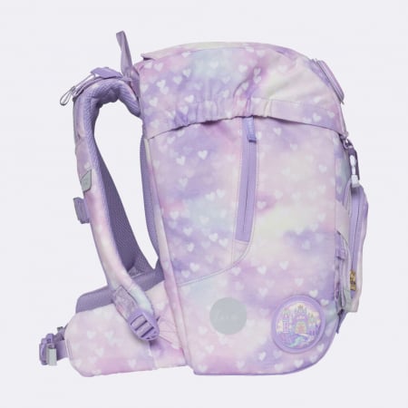 Ghiozdan, rucsac ergonomic, set clasic 6 piese, Unicorn Princess Purple [6]