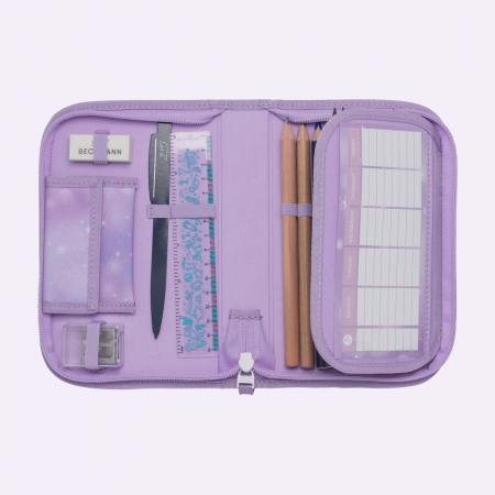 Ghiozdan, rucsac ergonomic, set clasic 7 piese, Candy [12]