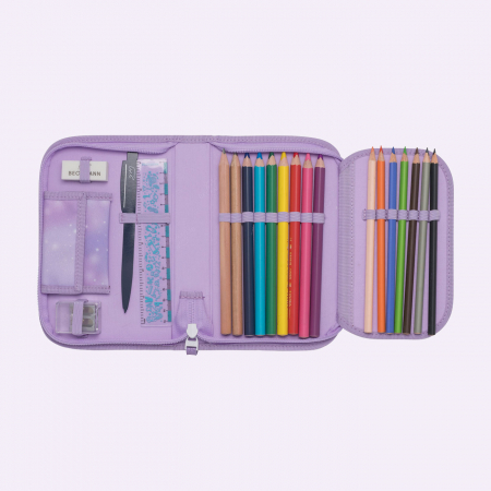 Ghiozdan, rucsac ergonomic, set clasic 7 piese, Candy [11]