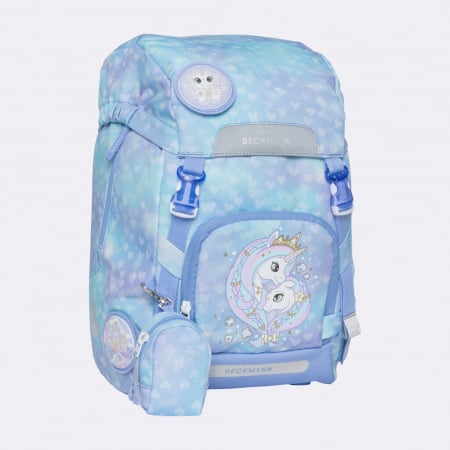 Ghiozdan, rucsac ergonomic, set clasic 7 piese, Unicorn Princess Ice Blue [4]
