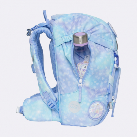 Ghiozdan, rucsac ergonomic, set clasic 7 piese, Unicorn Princess Ice Blue [7]