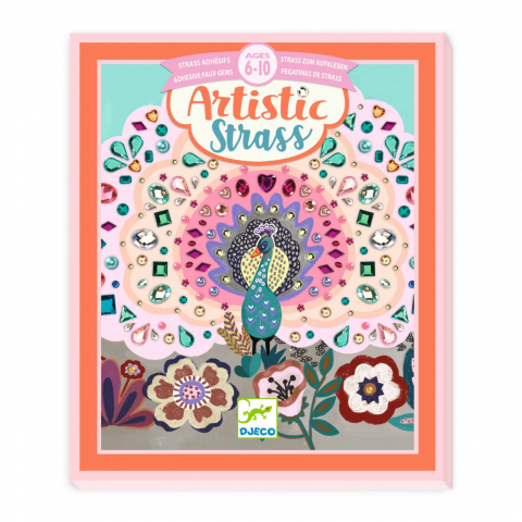 Toate - Set creativ cu strasuri Frumusete salbatica, Djeco