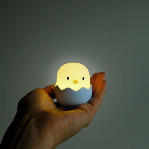 Set de 3 lumini de noapte MegaLight cu LED-uri „BABY EGGY” galben, verde, albastru [4]