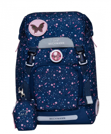 Ghiozdan, rucsac ergonomic, set clasic 7 piese, Forest Deer Blue [6]