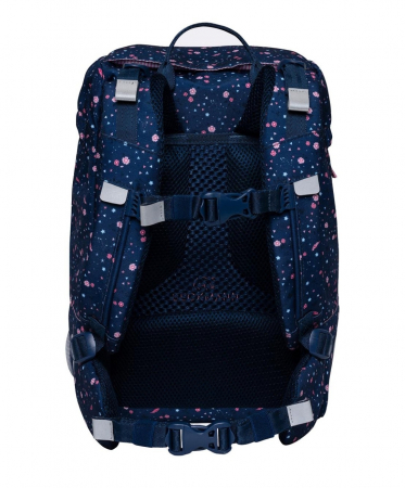 Ghiozdan, rucsac ergonomic, set clasic 7 piese, Forest Deer Blue [2]