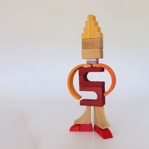 Set de construit - Building World Desert Sand, Grimms [7]