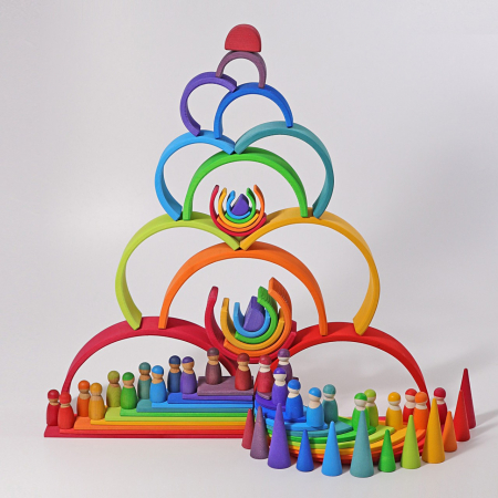 Set de construit – Curcubeu 12 piese [4]