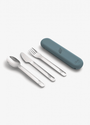 Citron - Set de tacâmuri din oțel inoxidabil cu husa de silicon - Spaceship