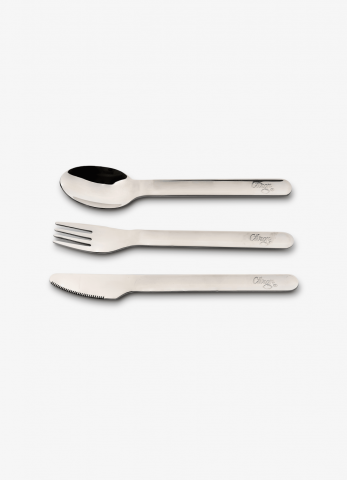 Set de tacâmuri din oțel inoxidabil cu husa de silicon - Spaceship [4]