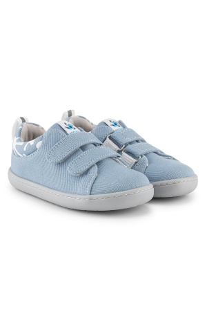 Incaltaminte - Sneakers barefoot,  SMART WALKER RECYCLED CANVAS, bumbac, Eco Blue Light